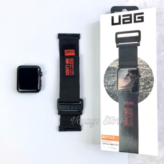 Tali jam apple watch iwatch series 7 6 nato sport UAG Active Armor Gear strap iwo 45mm 41mm 42mm 44mm 2 3 4 5 kanvas