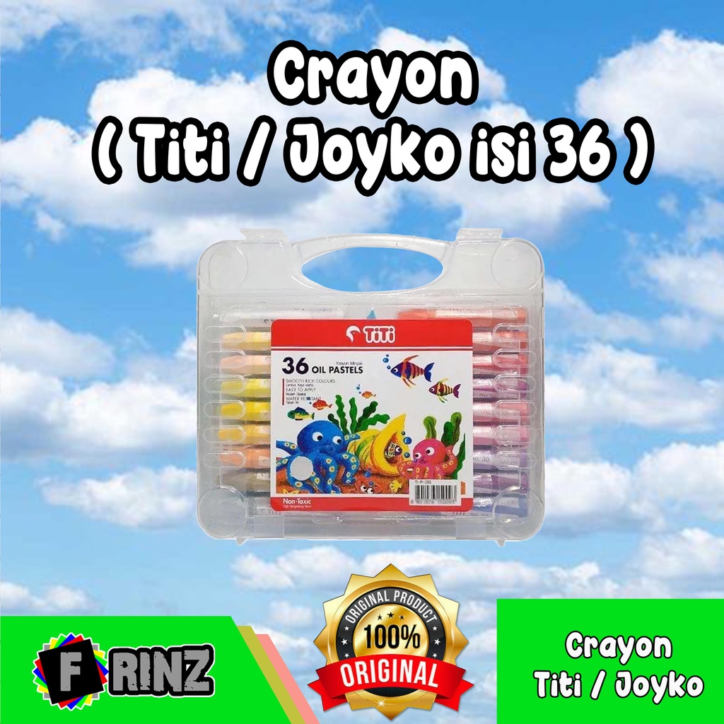 

ATK ~ Crayon Titi / Joyko Isi 36 / Krayon Warna Original