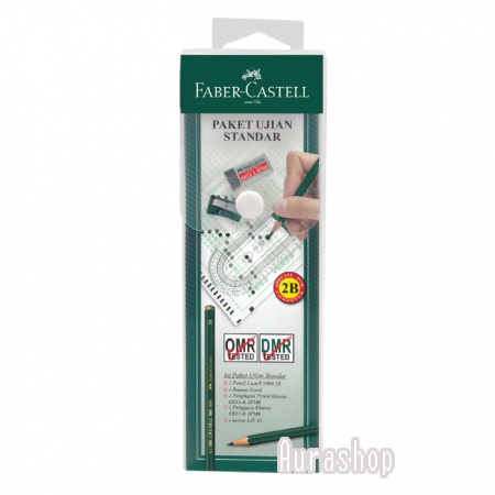 

PAKET UJIAN FABER CASTELL STANDARD / PENSIL UJIAN SET FABERCASTELL STANDARD