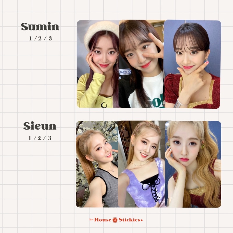 STAYC Unofficial Photocard (Gf Selca Edition)