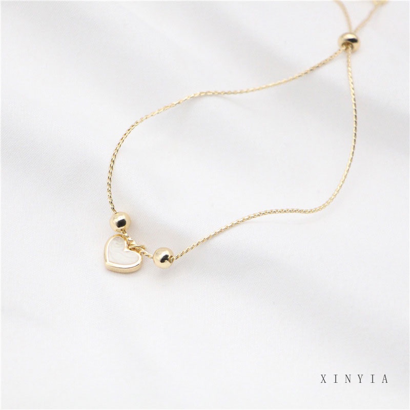 Small Fresh Love Bracelet Korean Version of Simple Jewelry Gold Bracelet Female Accessories