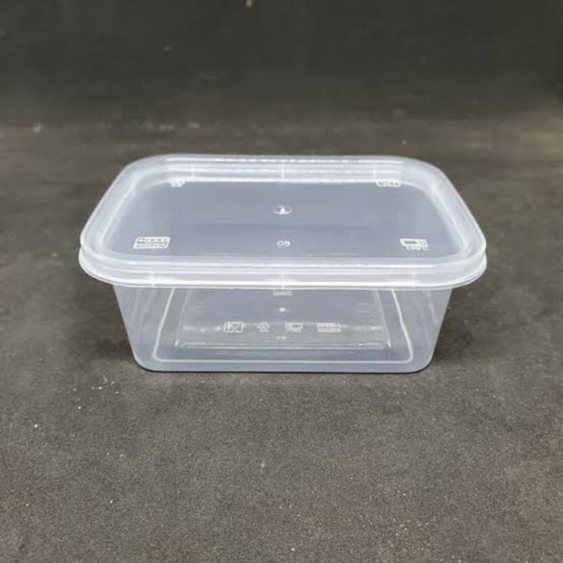 THINWALL PLASTIK KOTAK MAKAN FOOD CONTAINER SNACK BOX BENING 200 ML VICTORY TEMPAT DESSERT