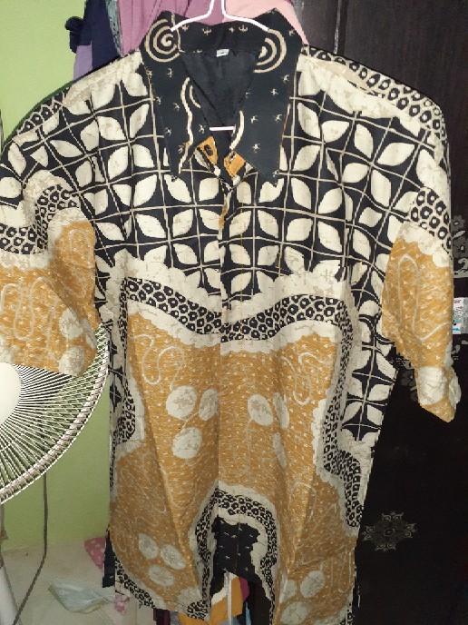 Radhit Kemeja Batik Pria Lengan Pendek Full Furing Bahan Katun Sragenan By Kanaya
