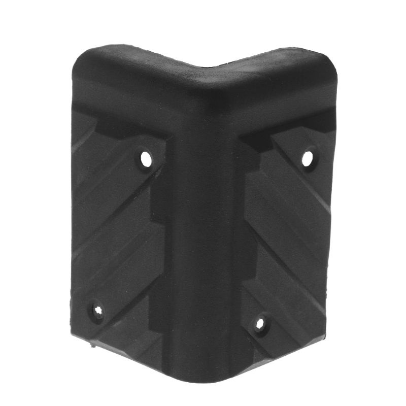 btsg 4PCS Speaker Corners Plastic Right Angle Rounded Protector Guitar Amplifier Stage Cabinets Accessories Replacement Black