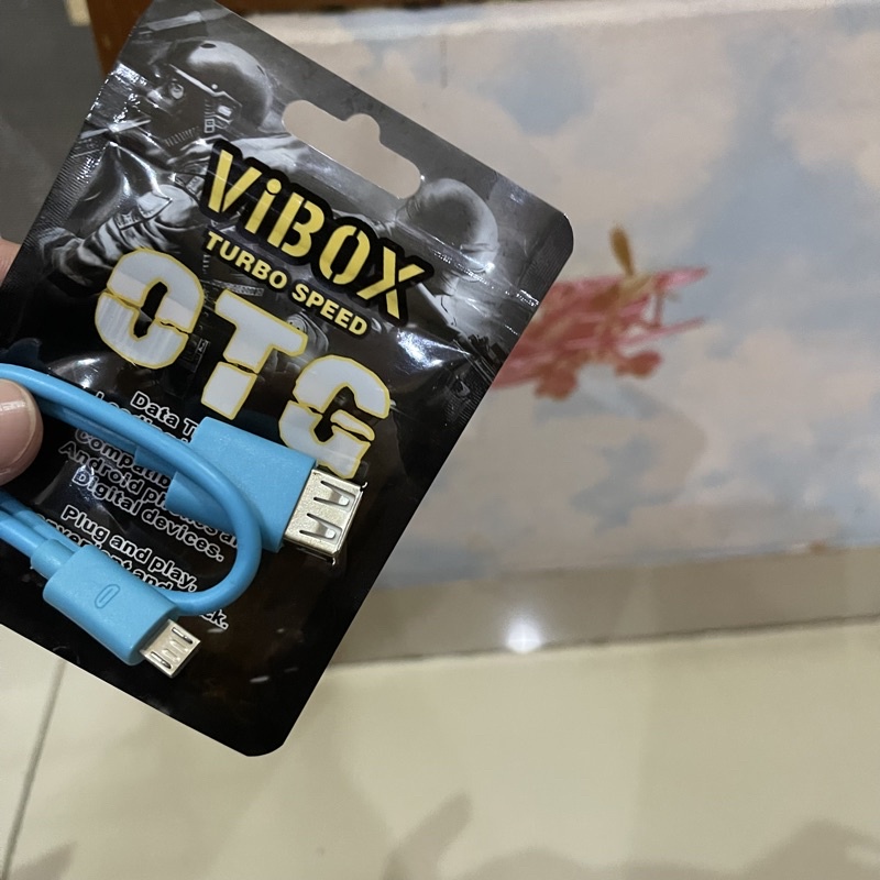 PROMO SUPER OTG KABEL VIBOX MICRO TURBO-01 SPEED DATA TRAVELLER FOR ANDROID