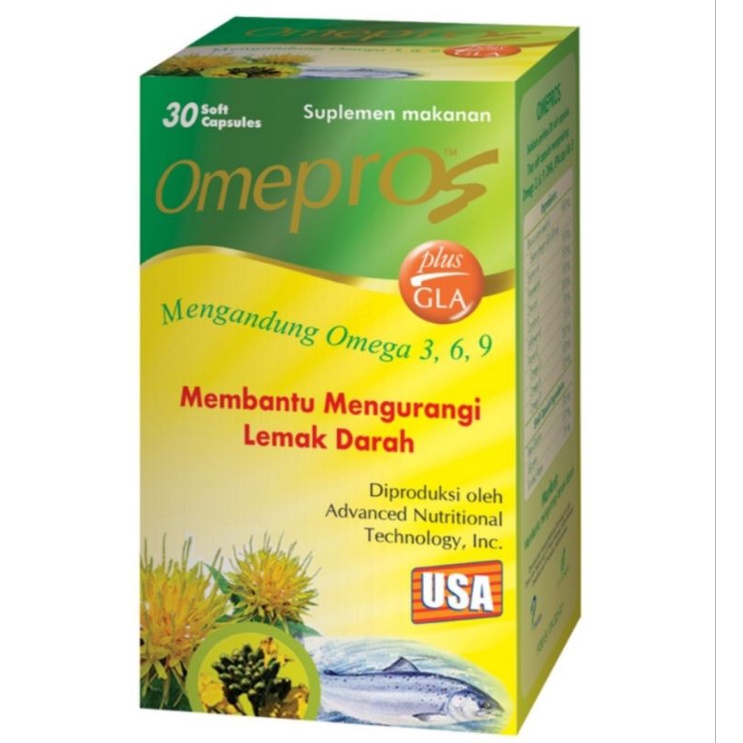 omepros soft capsule 30 kapsul / 60 kapsul