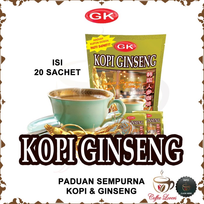 

GK KOPI GINSENG TERBARU