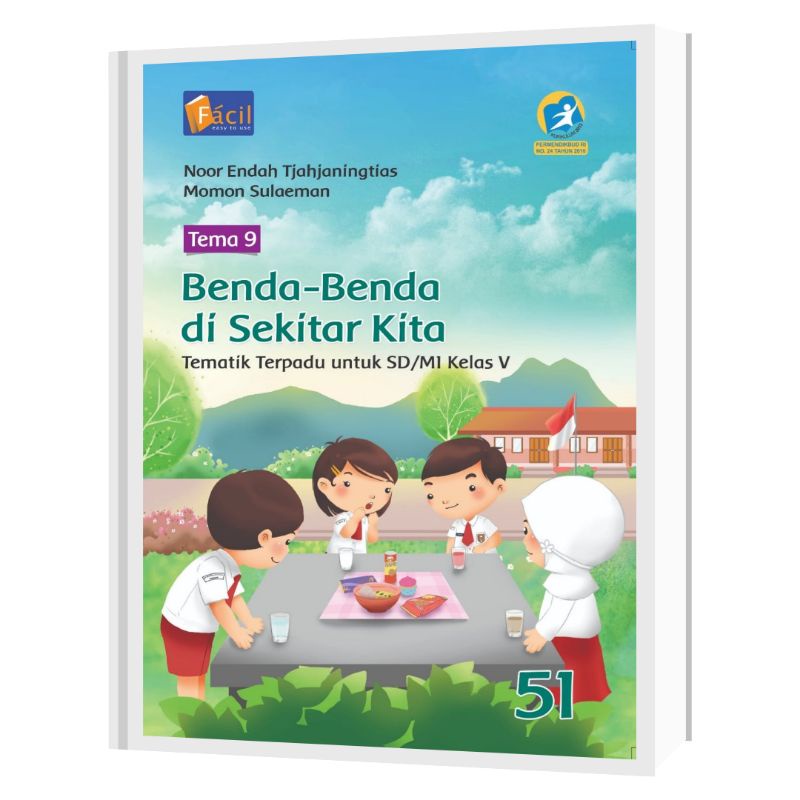 Facil - Buku Pelajaran Tematik Terpadu Kelas 5 Tema 5A-5I SD/MI Kurikulum 2013 Revisi