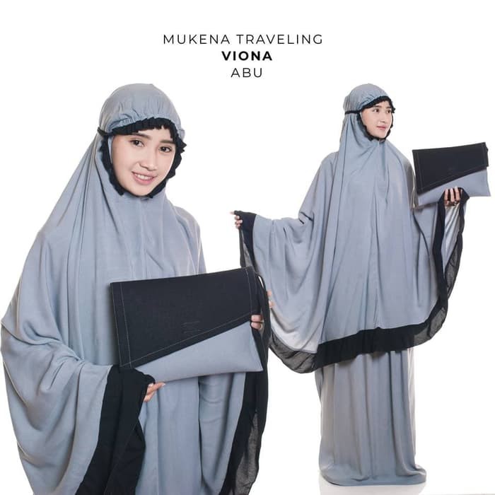 PROMO COD Bayar Ditempat - Mukena Dewasa Rayon Traveling Viona