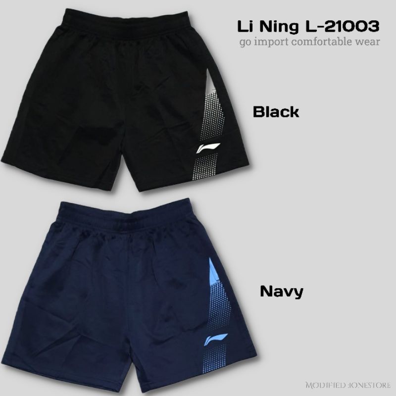 Celana badminton Lining L21003 setelan bulutangkis grade ori import
