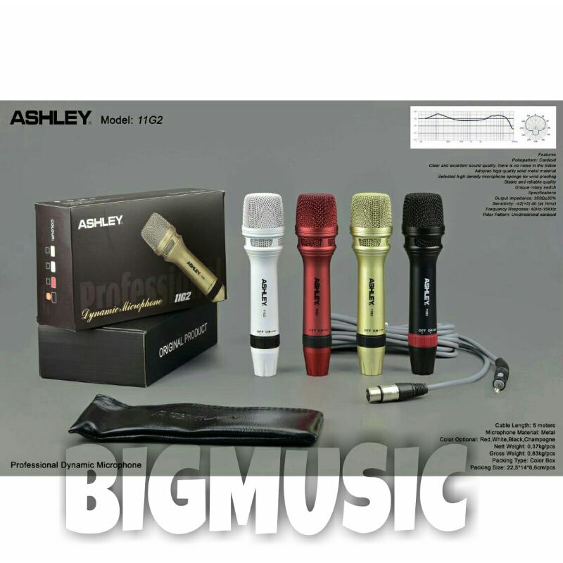 Mic Kabel Ashley 11G2 Original Ashley 11 G2