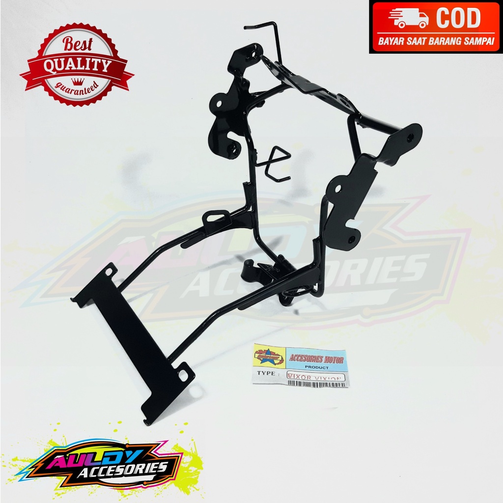 Neo Breket Braket Bracket Dudukan Pangkon Kupingan Lampu Depan Yamaha Vixion Lama Old Cnc Pesek As