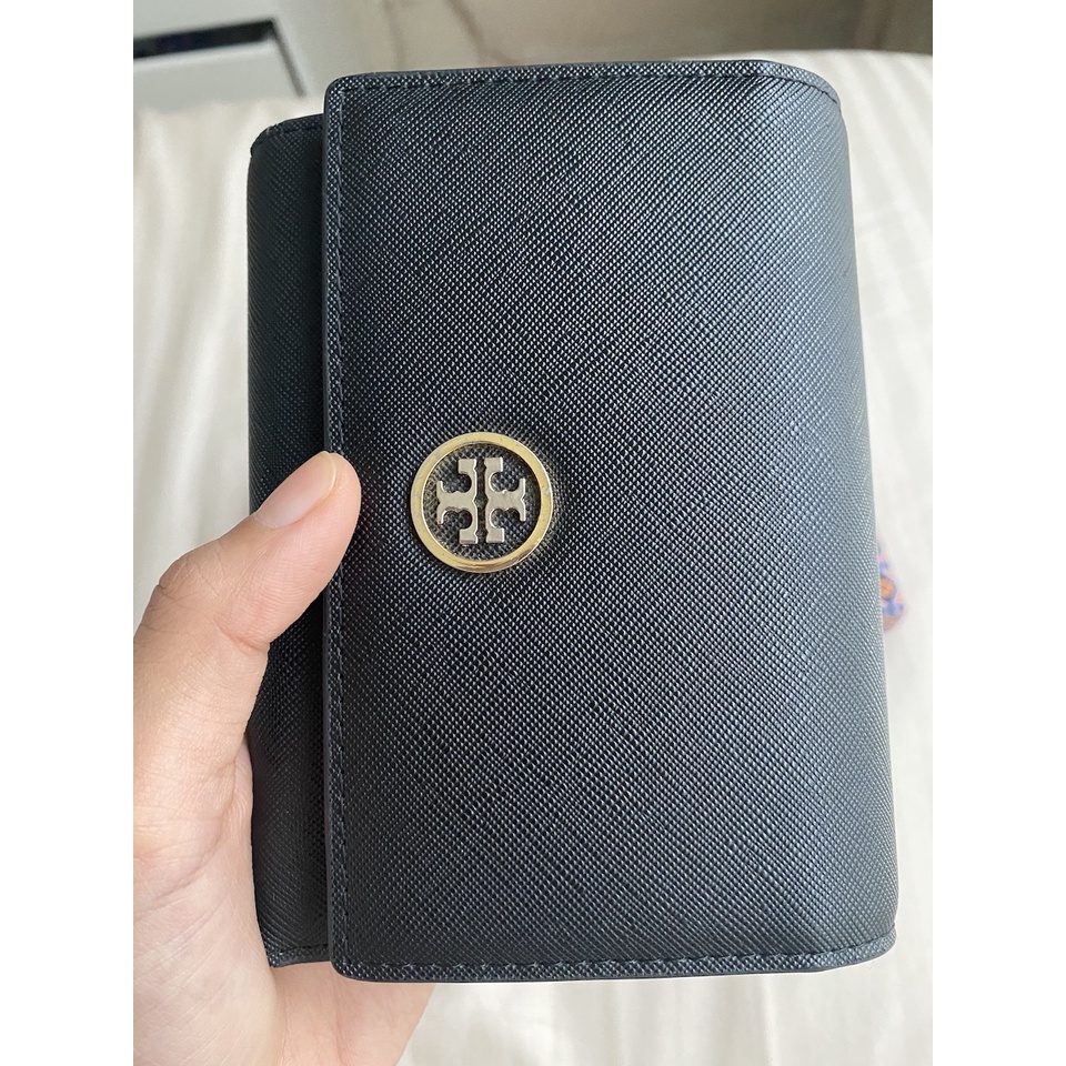Jual Tory Burch Robinson Trifold Wallet [ORIGINAL]