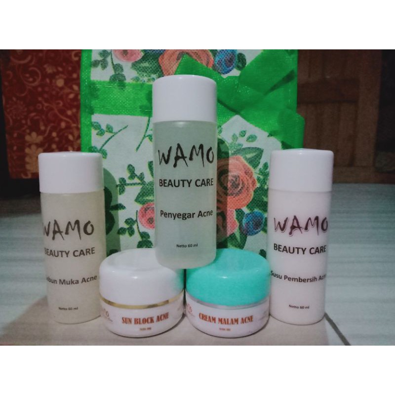 WAMO BEAUTY CARE Skincare BPOM Paket Acne Jerawat/Berminyak