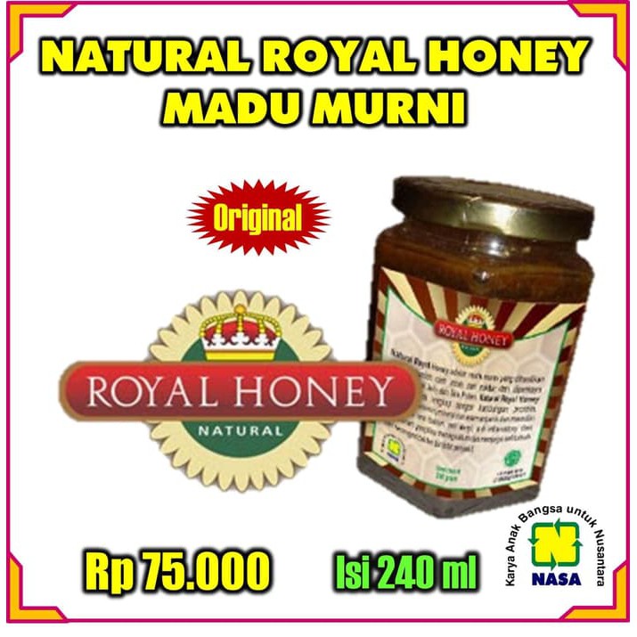 

NATURAL ROYAL HONEY MADU MURNI NRH ORIGINA NASA