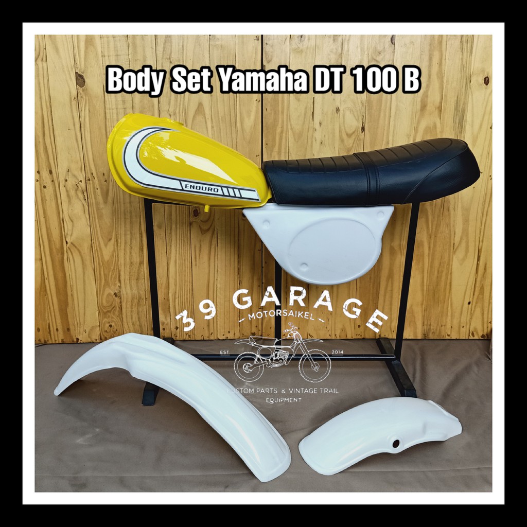 body set trail klasik cover set trail jadul body kit yamaha DT 100 B Tail vintage
