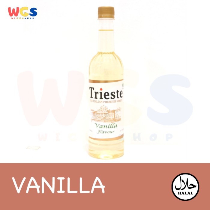 

Murah Syrup Trieste Vanila - Sirup Rasa Vanila - 650 ml Diskon