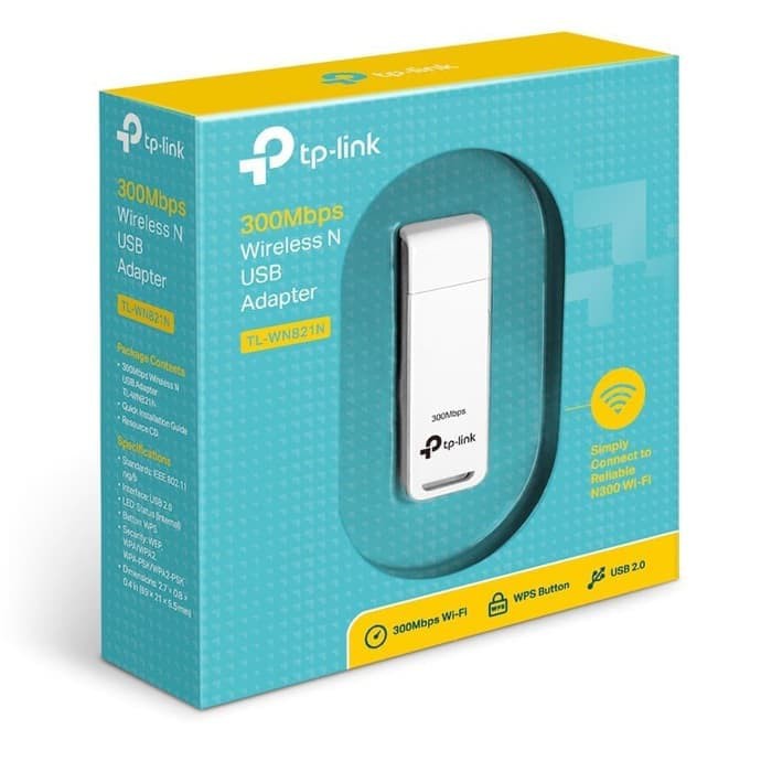 TP-LINK TL-WN821N : TPLink 300Mbps Wireless N USB Adapter