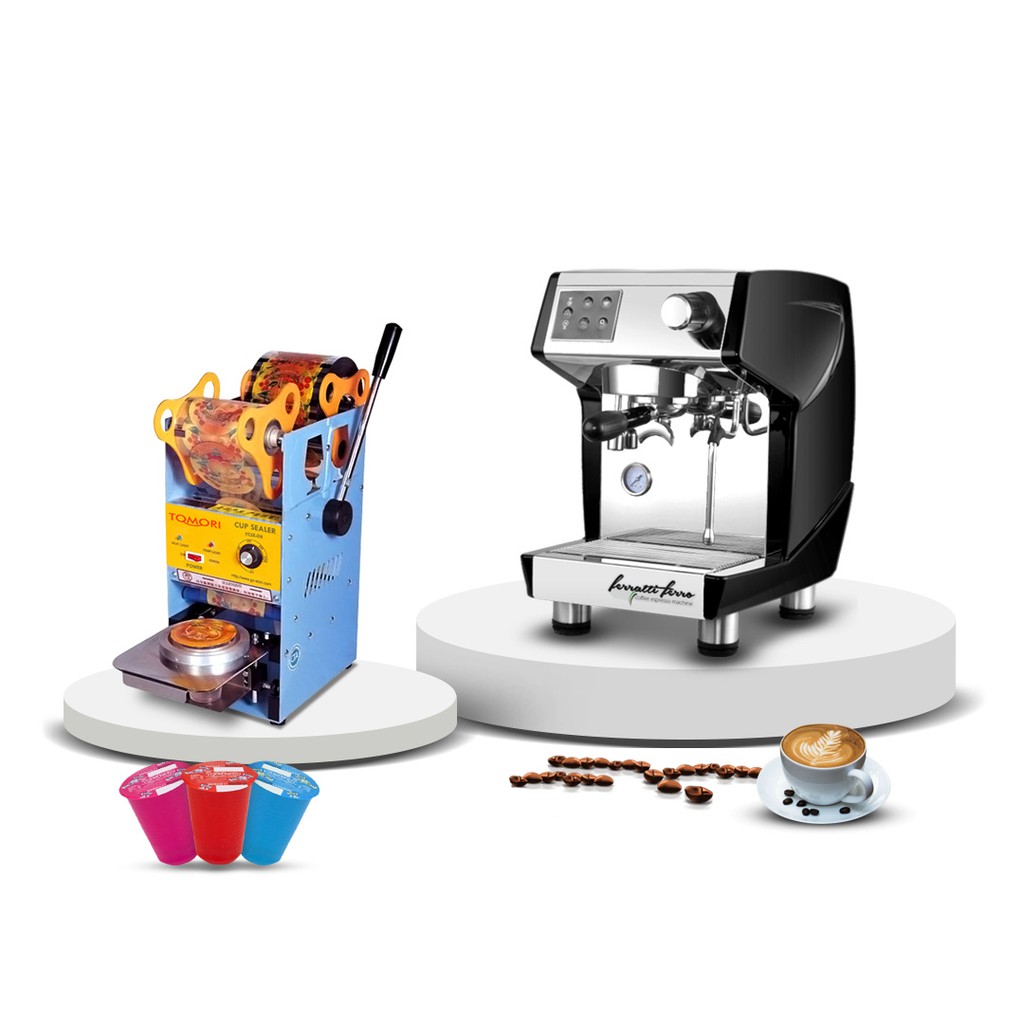 Paket Mesin Kopi Espresso Machine Cup - 36