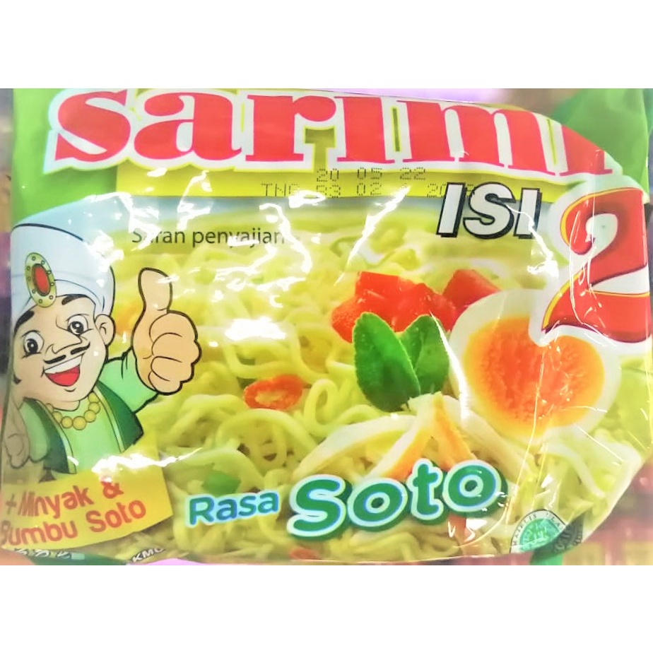 

Sarimi Kuah Isi 2 Rasa Soto 130gr