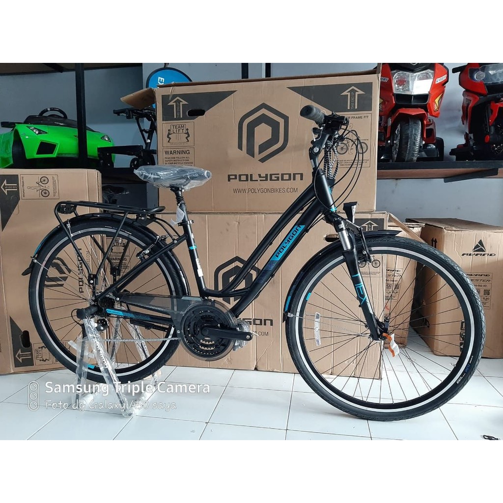 polygon sierra deluxe sport ladies city bike