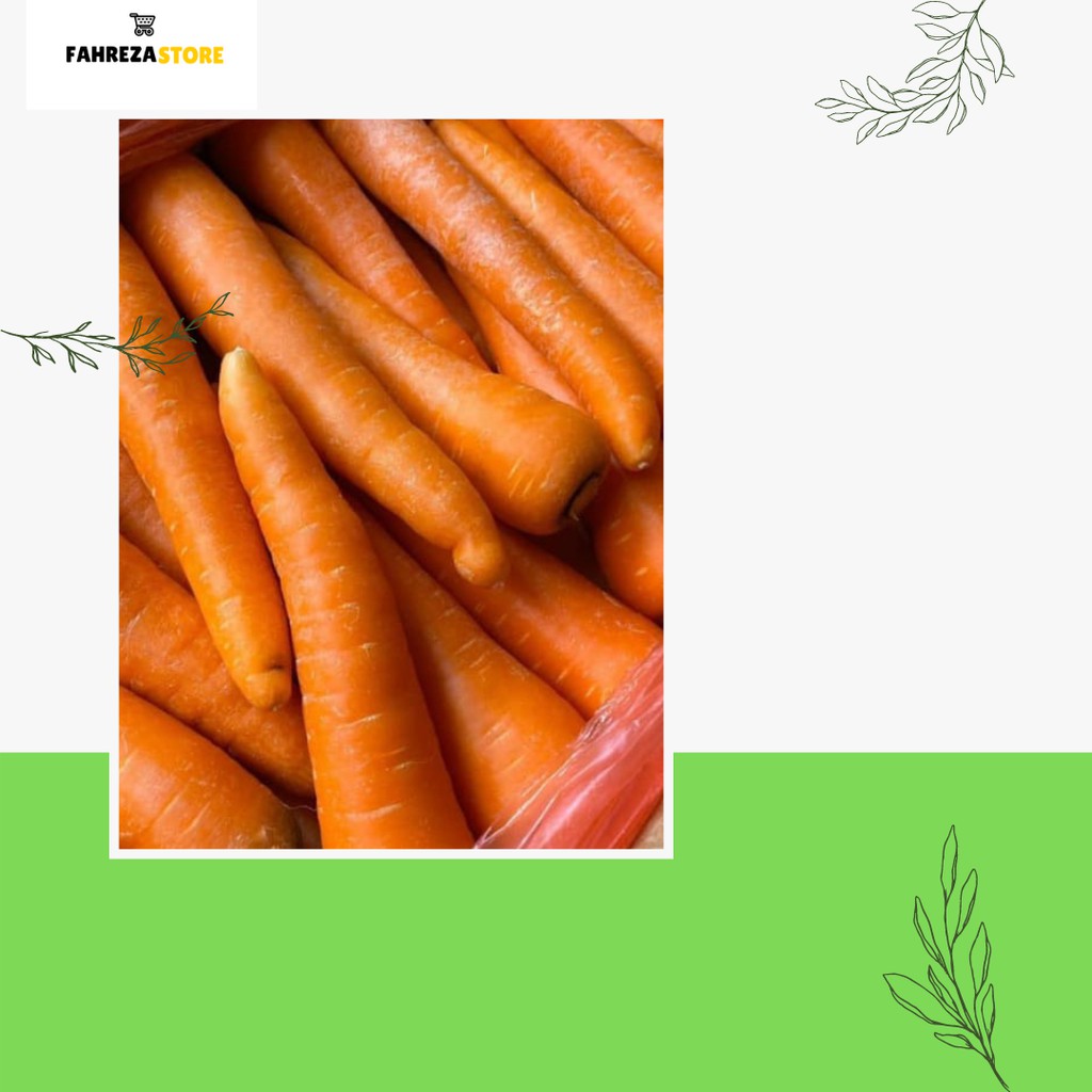 

Wortel Berastagi/impor 500 gram