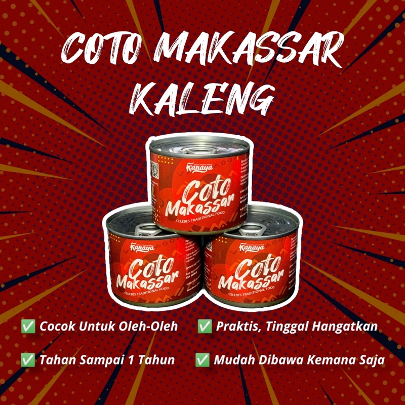 

Coto Makassar Kaleng KANAYA