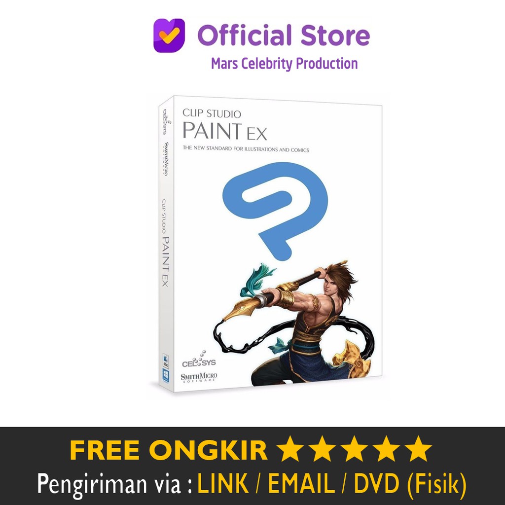 Jual Clip Studio Paint Ex Full + Premium Materials + Paint Tool Sai 2 Full  Version Lifetime | Shopee Indonesia