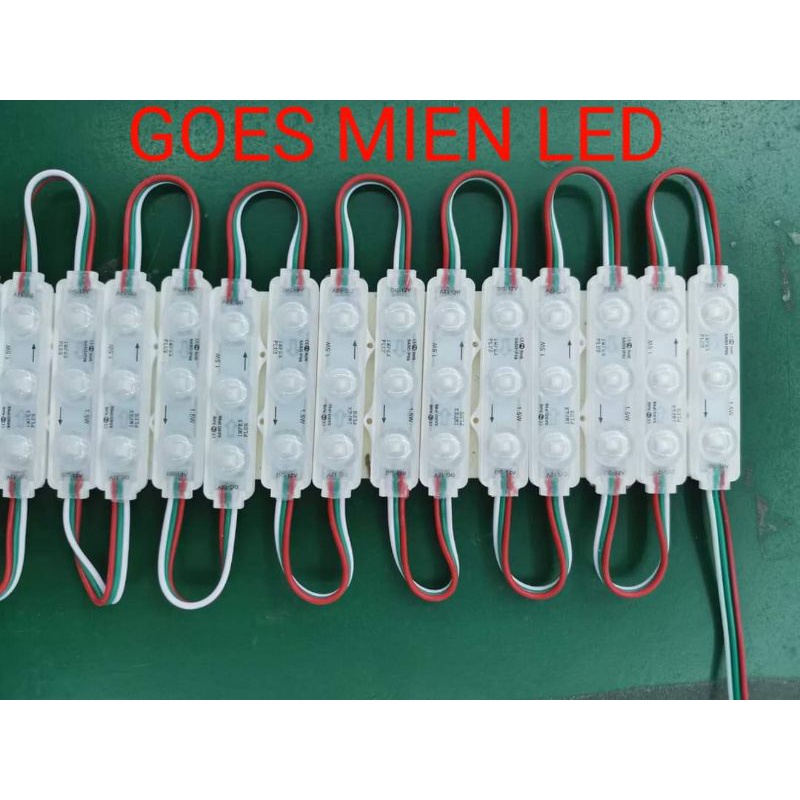 led 3 mata 7216 RGB gerak 12 v