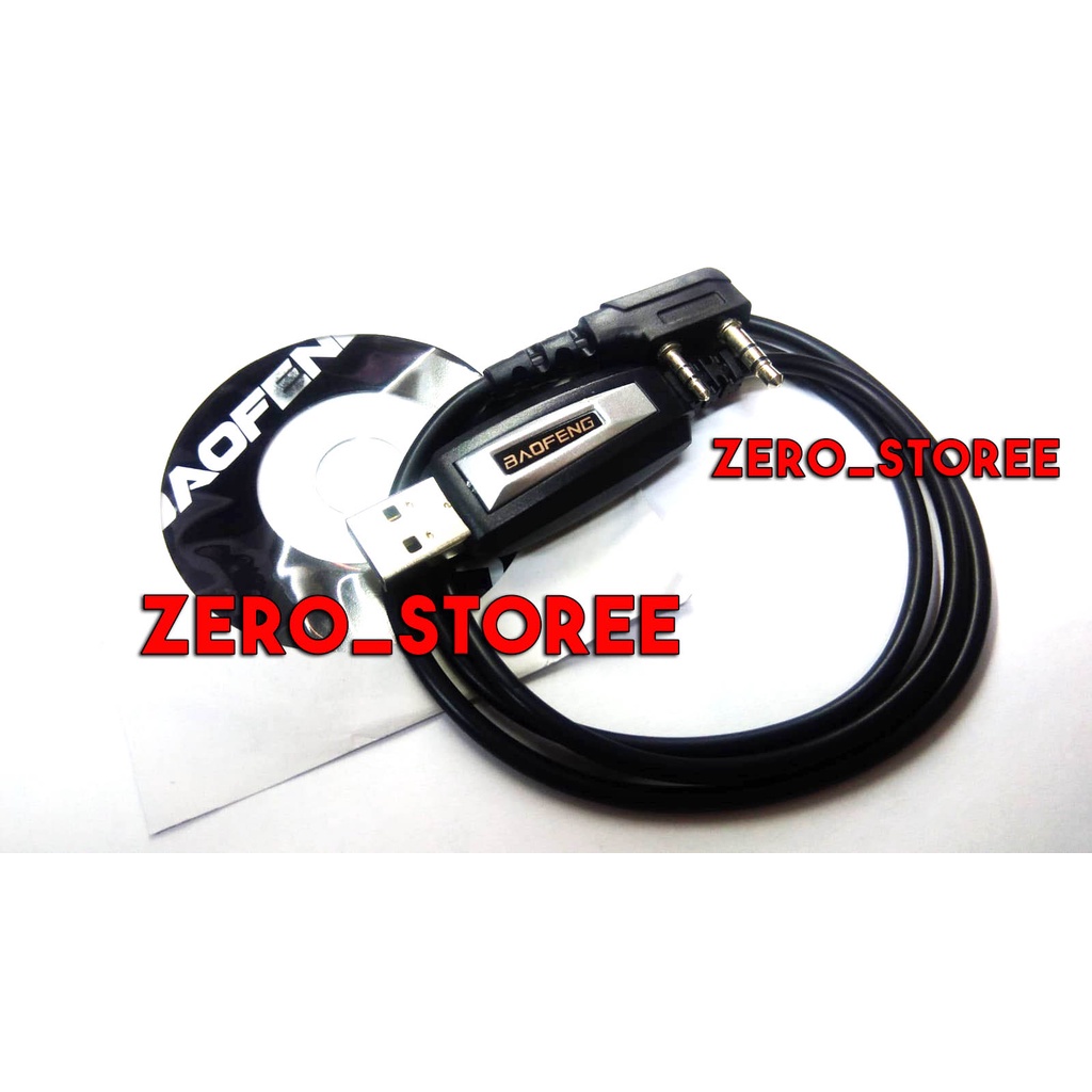 Original ASLI Baofeng Kabel Program HT Cina Kabel Setting  Frequensi Frekuensi Cable USB UV5R UV5RA UV5RE ORI Kebel Pofung