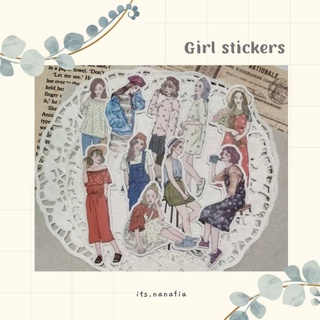 Girl stickers for journaling/scrapbook/bullet journal