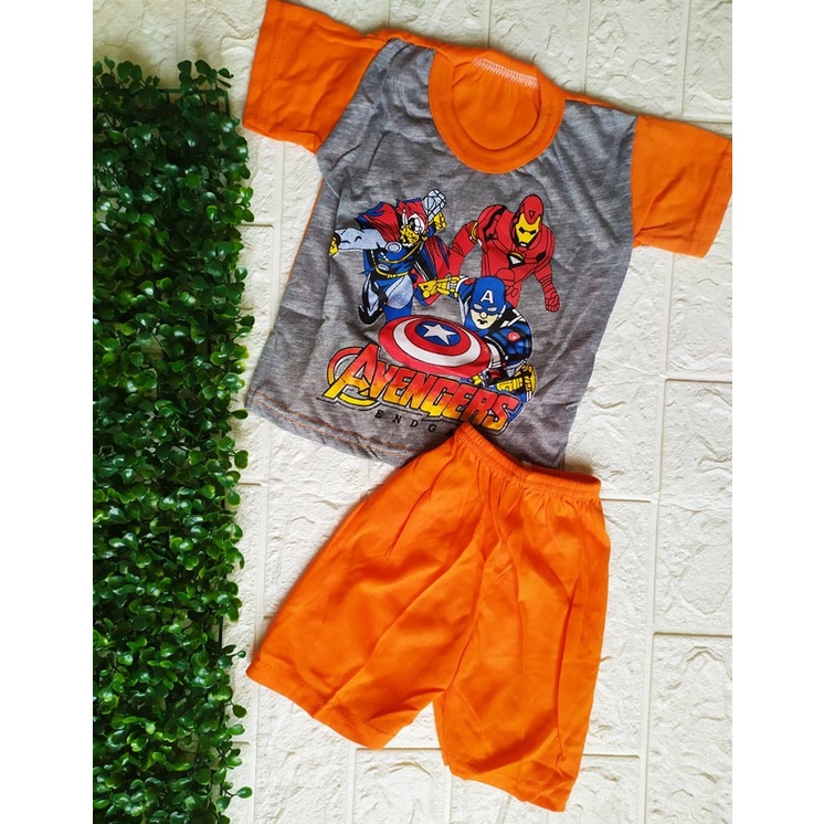 Setelan Baby PDK /0-12Bulan /Murah Berkualitas /Real Picture / Avengers