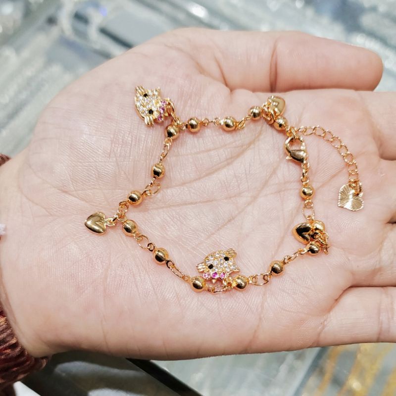Gelang Hello Kitty Emas Replika Xuping Buat Anak dan Dewasa