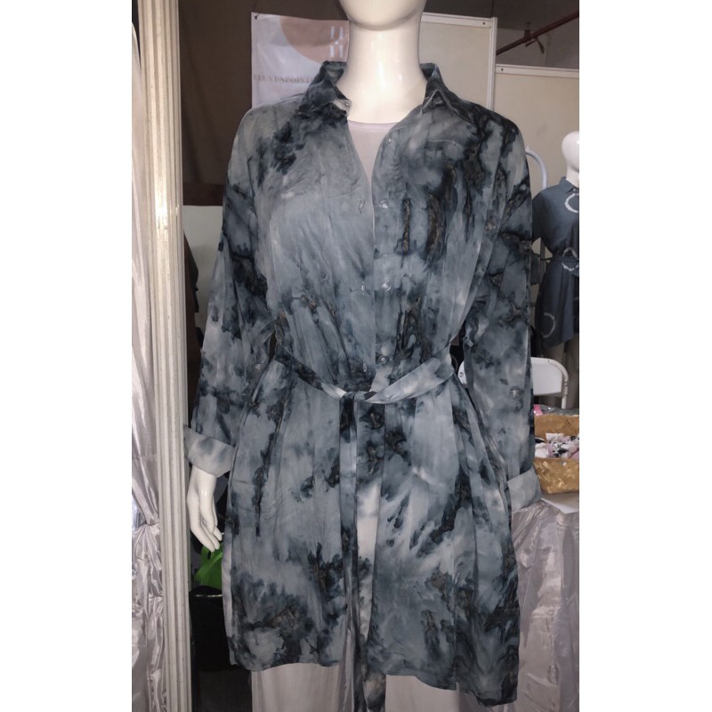 MARBLE SHIRT DRESS / MARBLE TUNIK