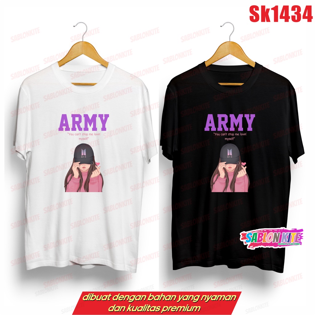 MURAH!!! KAOS KPOP ARMY JK SK1434 SG JIMIN V JIN JH UNISEX