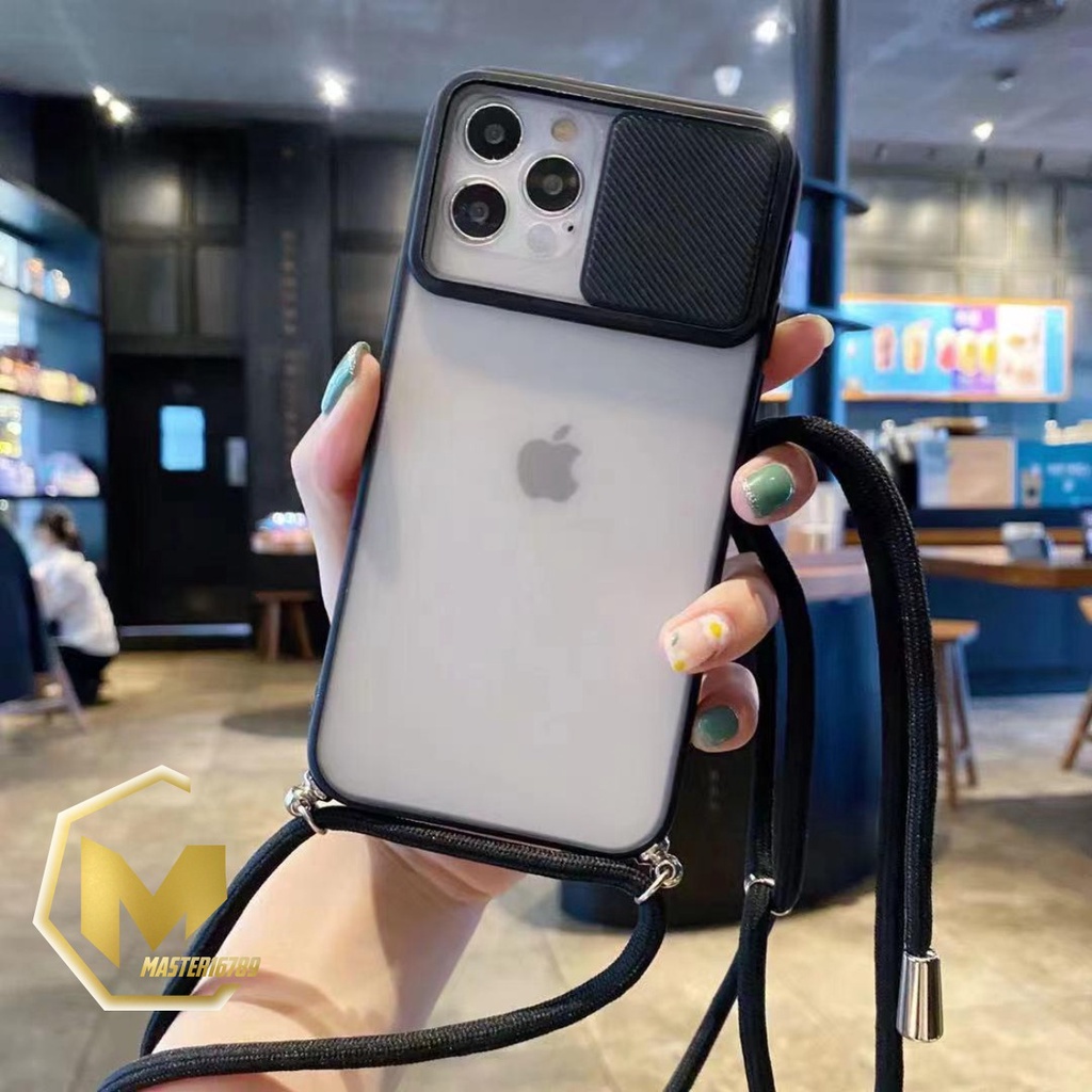 SOFTCASE SLINGCASE SLIDE PELINDUNG KAMERA IPHONE 6 6+ 7 7+ 8 8+ SE 2020 X XR XS MAX MA1812