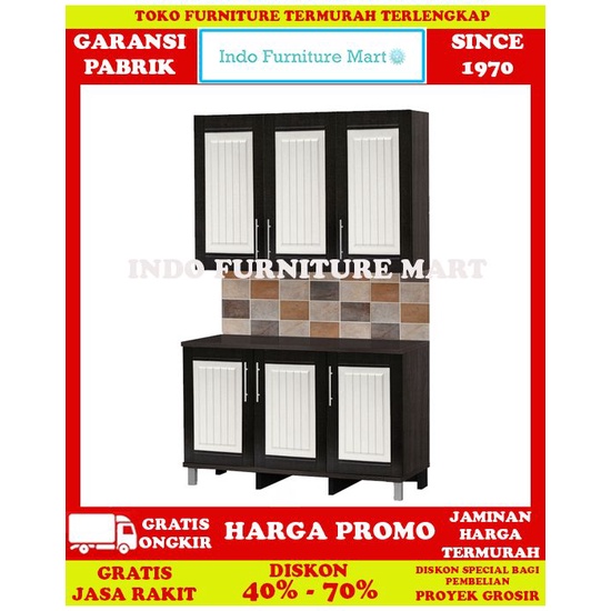 Kitchen Set Lemari Dapur Bawah Big Panel 3 Pintu Ksb 6350 Royal