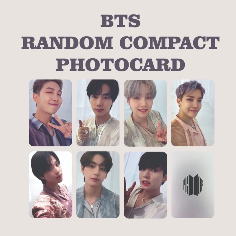 PHOTOCARD BTS PROOF ALBUM STANDARD COMPACT RANDOM AND SET