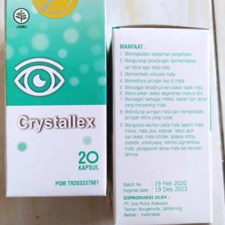 Crytallex Original Obat Mata Ampuh Asli BPOM - Crystallex Original