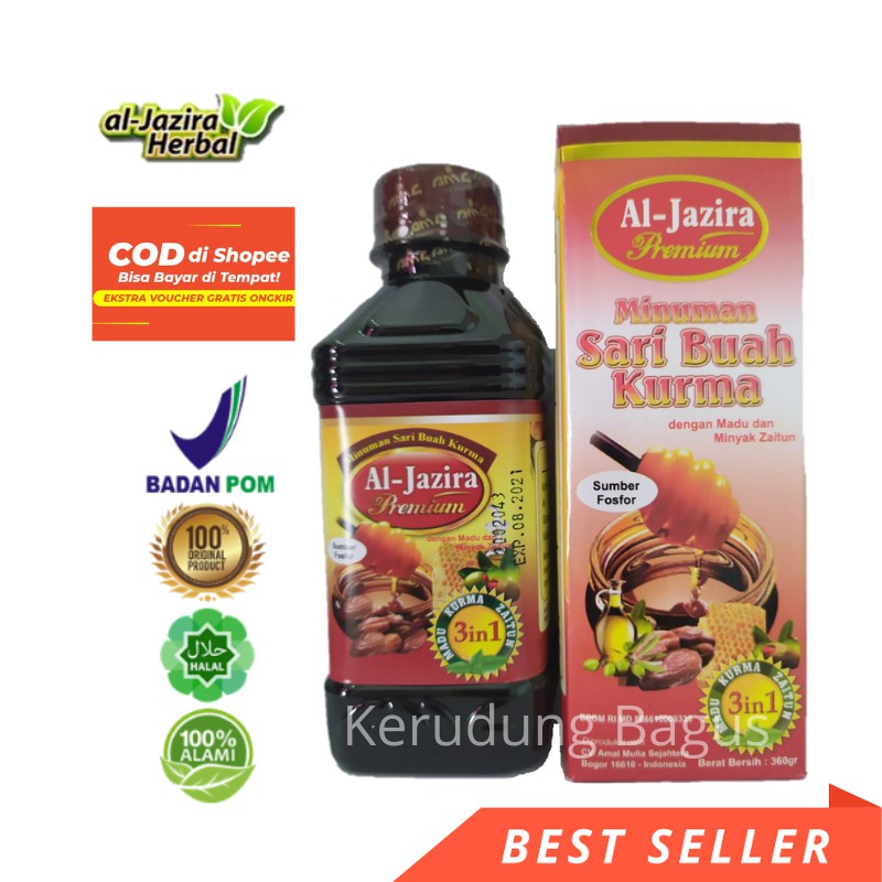 Best Seller Sarikurma Aljazira Premium 3in1 Kurma Madu Zaitun Indonesia