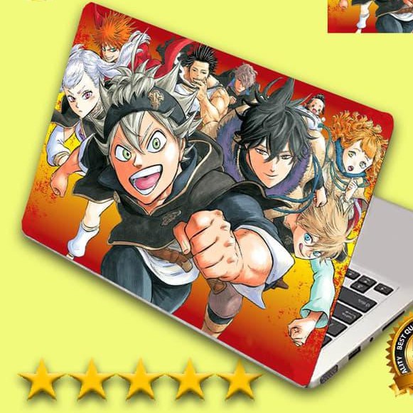 Garskin Laptop Black Clover 3 Skin Laptop Stiker Laptop