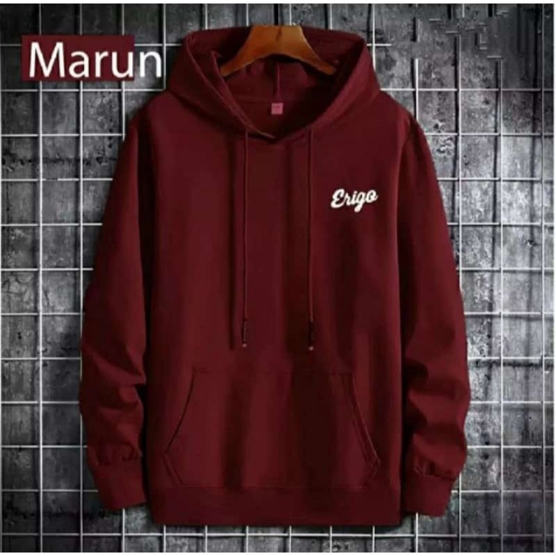 jaket hodie erigo pria/ wanita.M,L,XL,XXL