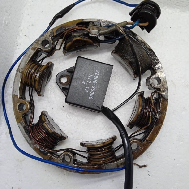 Spull Arus AC dan CDI RC Honda CB GL 100 125 CB100 CB125 GL100 GL125 Spul 12 Volt Sepul Ori Copotan 
