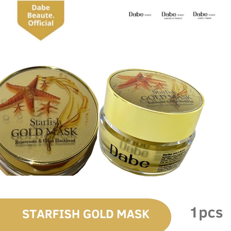 (READY )Masker Dabe Beaute // Starfish Gold Mask Dabebeaute