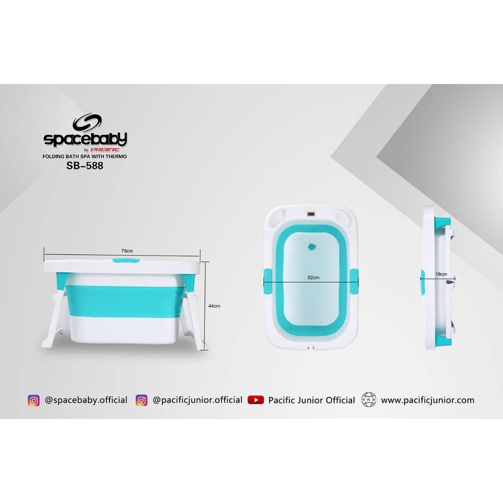 Spacebaby Folding Bath SB-588 / Bak Mandi Lipat