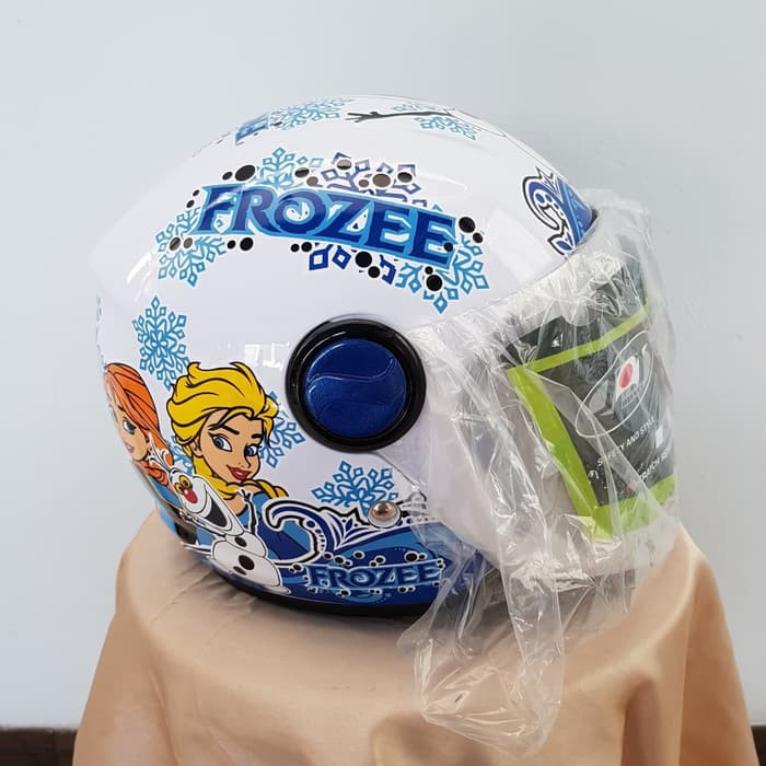 HELM ANAK JPN FROZEN - Putih