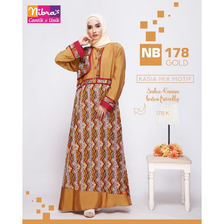 PROMO DISKON 10% GAMIS NIBRAS 178