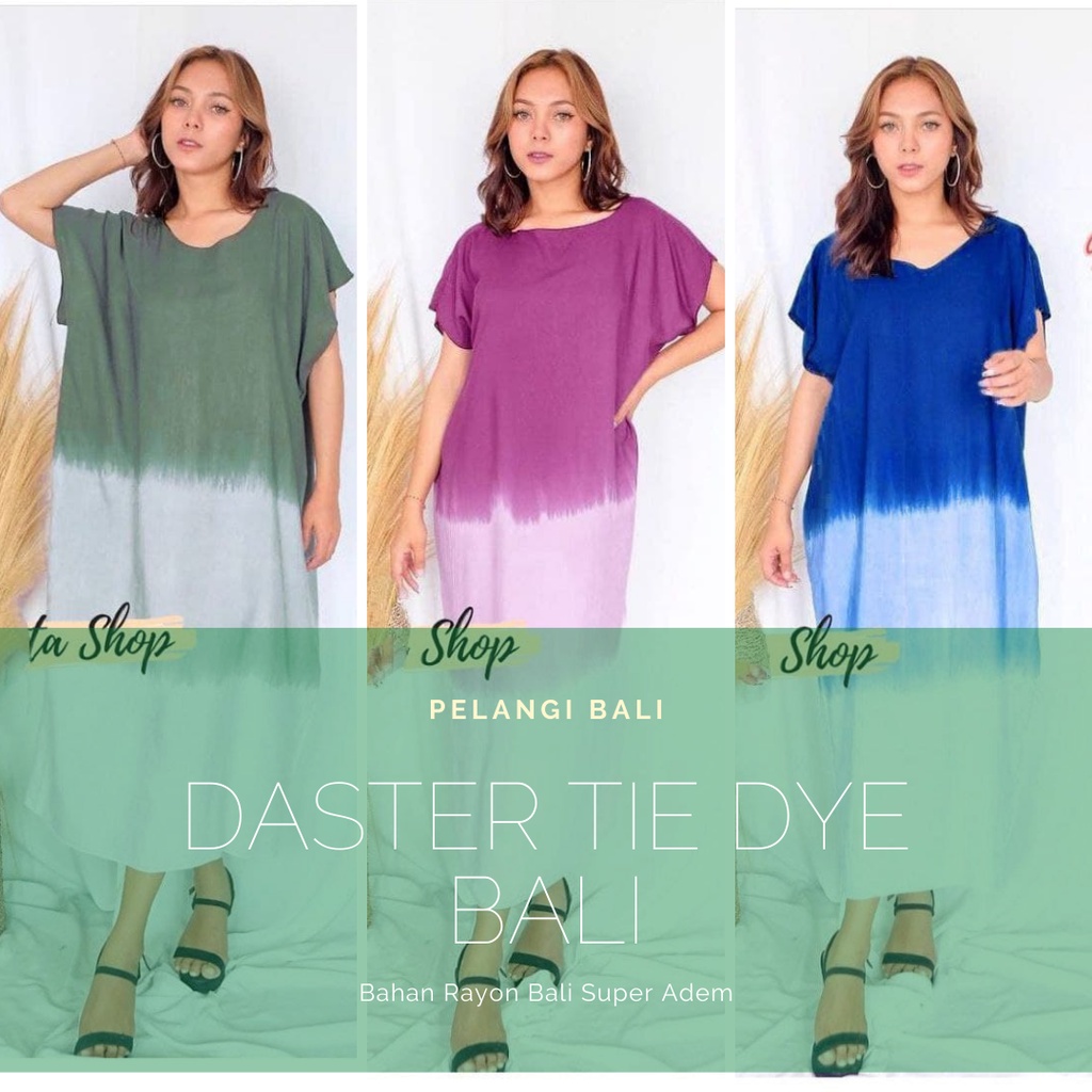 Baju Tidur Daster / Daster Jumbo Bali Dress Bali Motif Gradasi