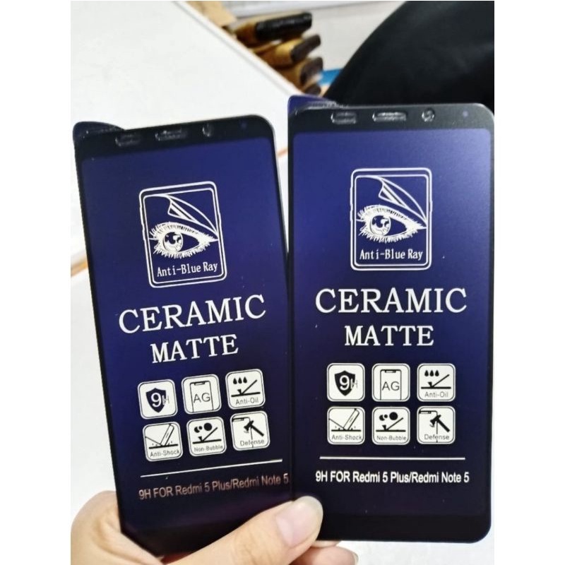 Tempered Glass Ceramic Matte XIAOMI Screen Protector Anti Gores Kaca Film