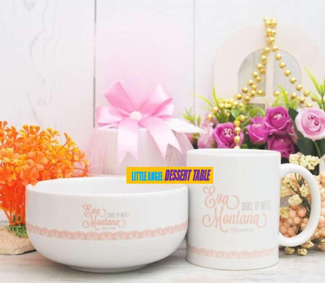 Hamper / Souvenir Bowl & Mug (tulle)